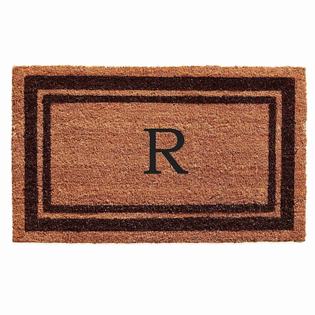 Calloway Mills Monogram Door Mat, Natural, Brown, 18 in W x 30 in L 152981830R